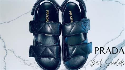 prada dad sandal|Prada nylon sandals.